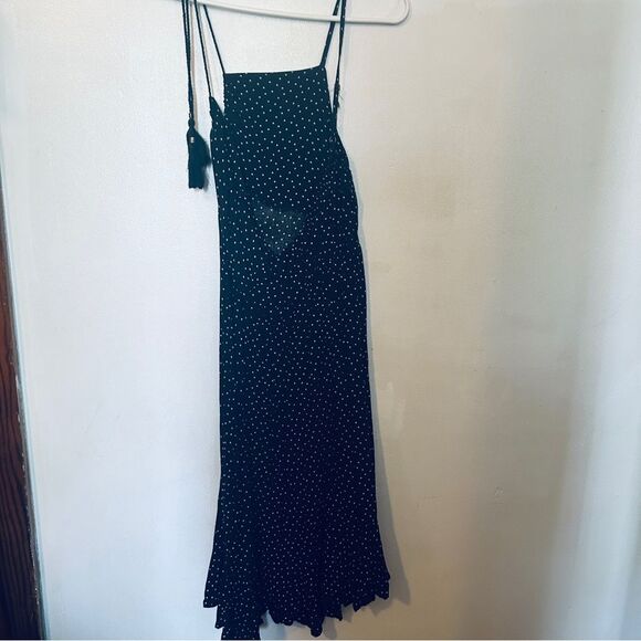Polka Dot Black and White Womens Dress size Small - Picture 2 of 4